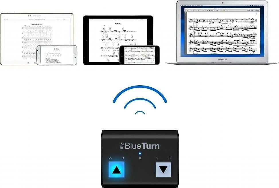 IK Multimedia iRig BlueTurn šoninio posūkio pedalas