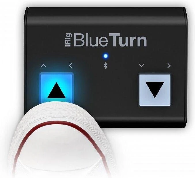 IK Multimedia iRig BlueTurn šoninio posūkio pedalas