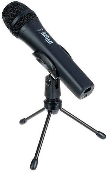 IK Multimedia iRig Mic HD2 USB mikrofonas, juodas