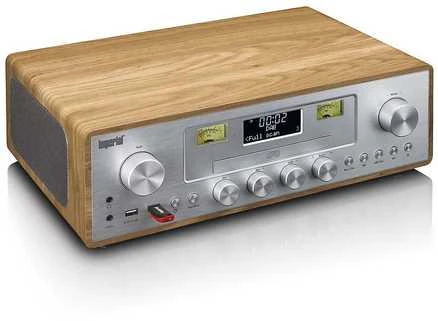 Radijas Imperial DABMAN 280 - CD, DAB+, FM, ASA, BT, USB - medinis