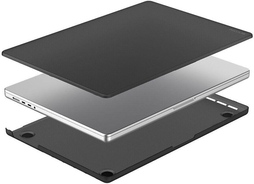 „Incase Hardshell“ dėklas „MacBook Pro 16“ (M4/M3/M1/2024-2021) juoda