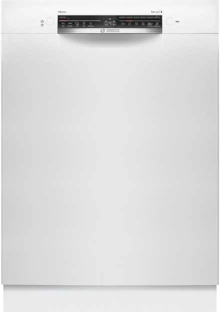 Bosch SMU2HVW02S Serija 2, Indaplovė, montuojama iš apačios, 60 cm, Balta