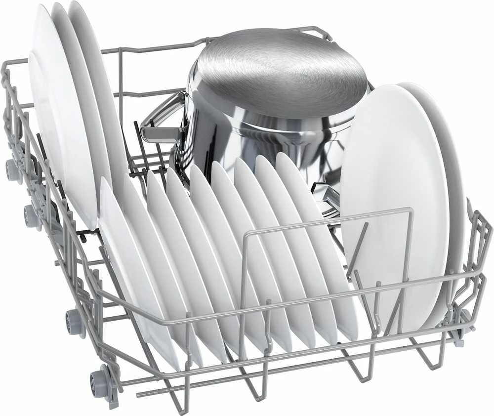 Bosch SPU4HMS10E Serija 4, Indaplovė, montuojama iš apačios, 45 cm, Šlifuotas plienas