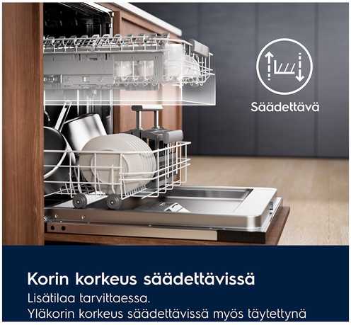 Indaplovė Electrolux 300 QuickSelect astianpesukone, integroitava (EEA27200L)