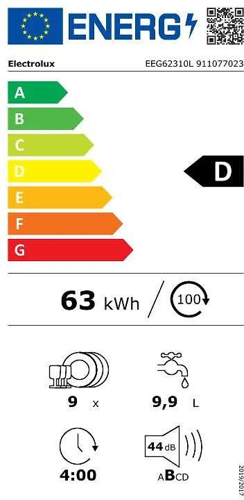 Indaplovė Electrolux Indaplovė ELECTROLUXEEG62310L