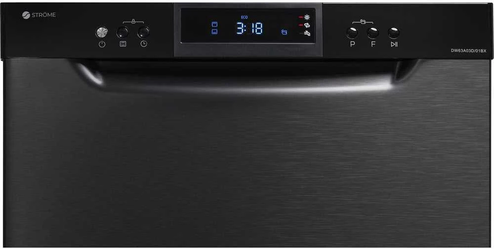 Indaplovė Klausberg Ströme DW63A03D/01BX astianpesukone, musta inox