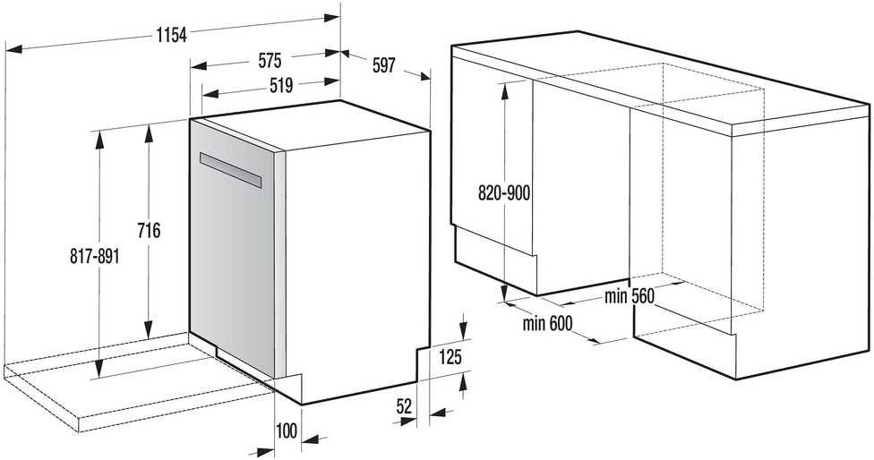 Indaplovė UPO UU663A65W astianpesukone, valkoinen