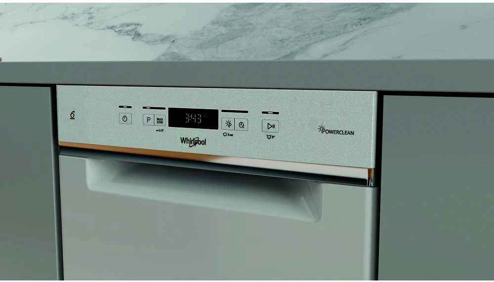 Indaplovė Whirlpool WH3UC10BS7A0W astianpesukone, valkoinen