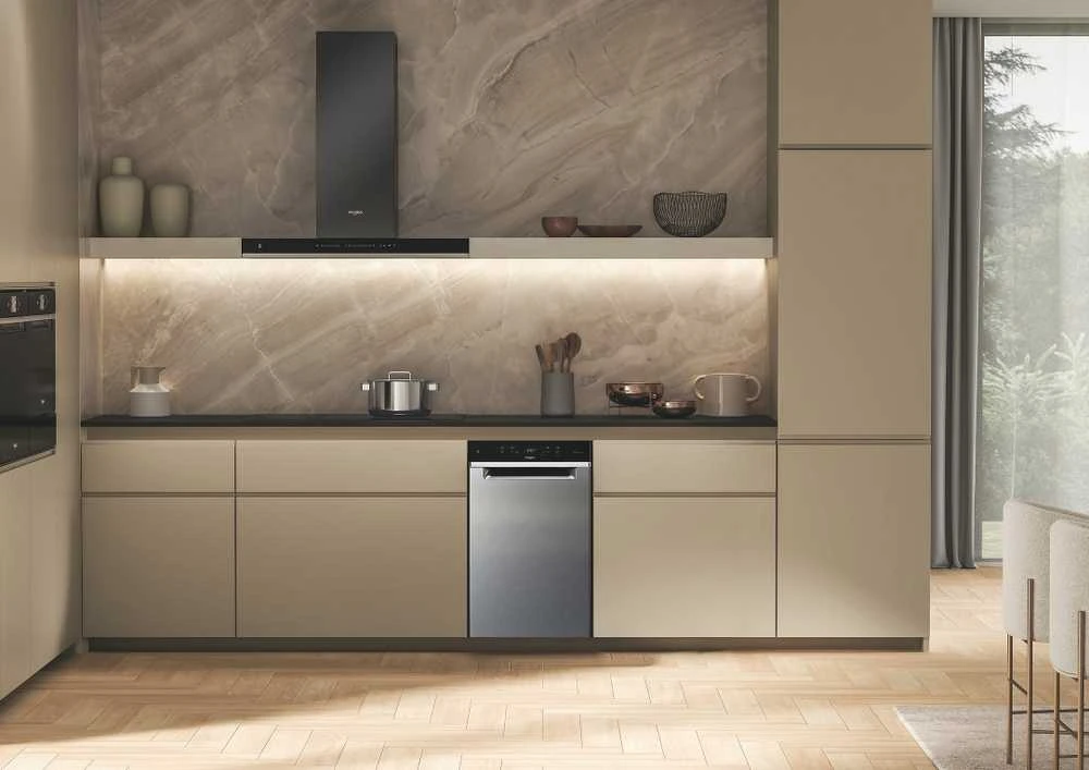 Indaplovė Whirlpool WH3UC10BS7A0X astianpesukone, teräs