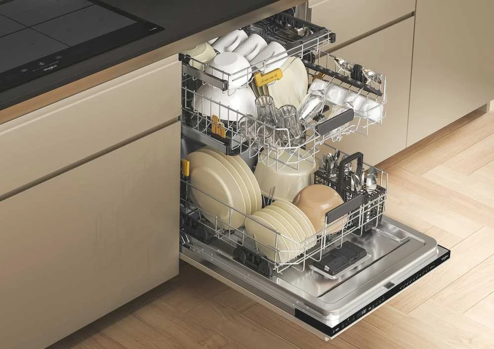 Indaplovė Whirlpool WH7IA15AM3LS0 astianpesukone, integroitava