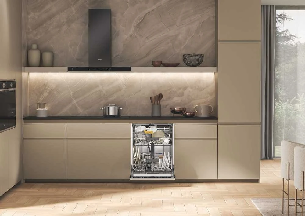 Whirlpool Sūkurys Indaplovė | WH8IPB14AM6L0 | Įmontuotas | Plotis 59,8 cm | Patalpų skaičius 14 | Programų skaičius 10 | B energijos vartojimo efektyvumo klasė
