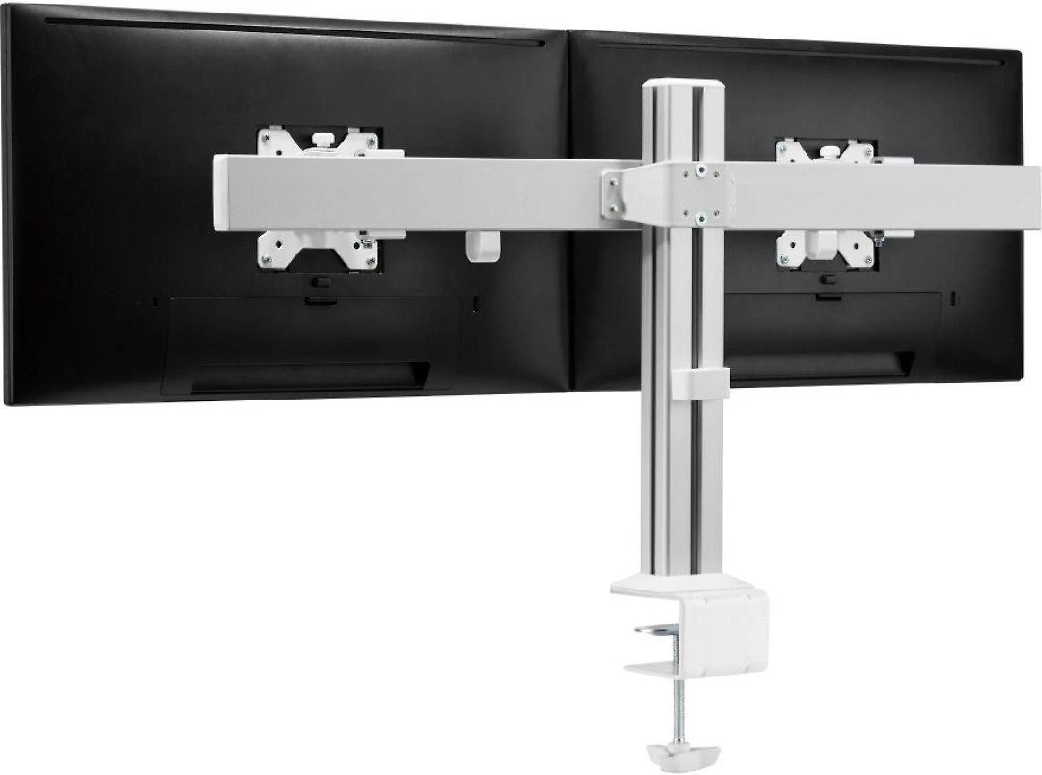 Laikiklis InLine® Aliuminio monitorius desk mount for 2 monitors iki 32", 8kg