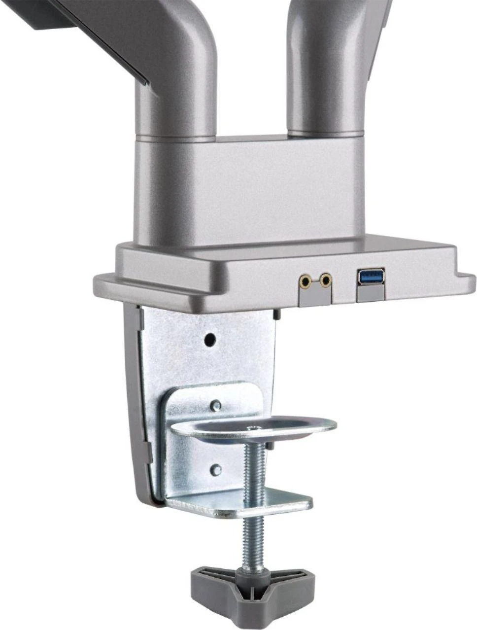 „InLine Laikiklis“ stalas su pakėlimo mechanizmu ir USB 3.0 jungtimi, skirtas 2 monitoriams - 32 colių (23171S)