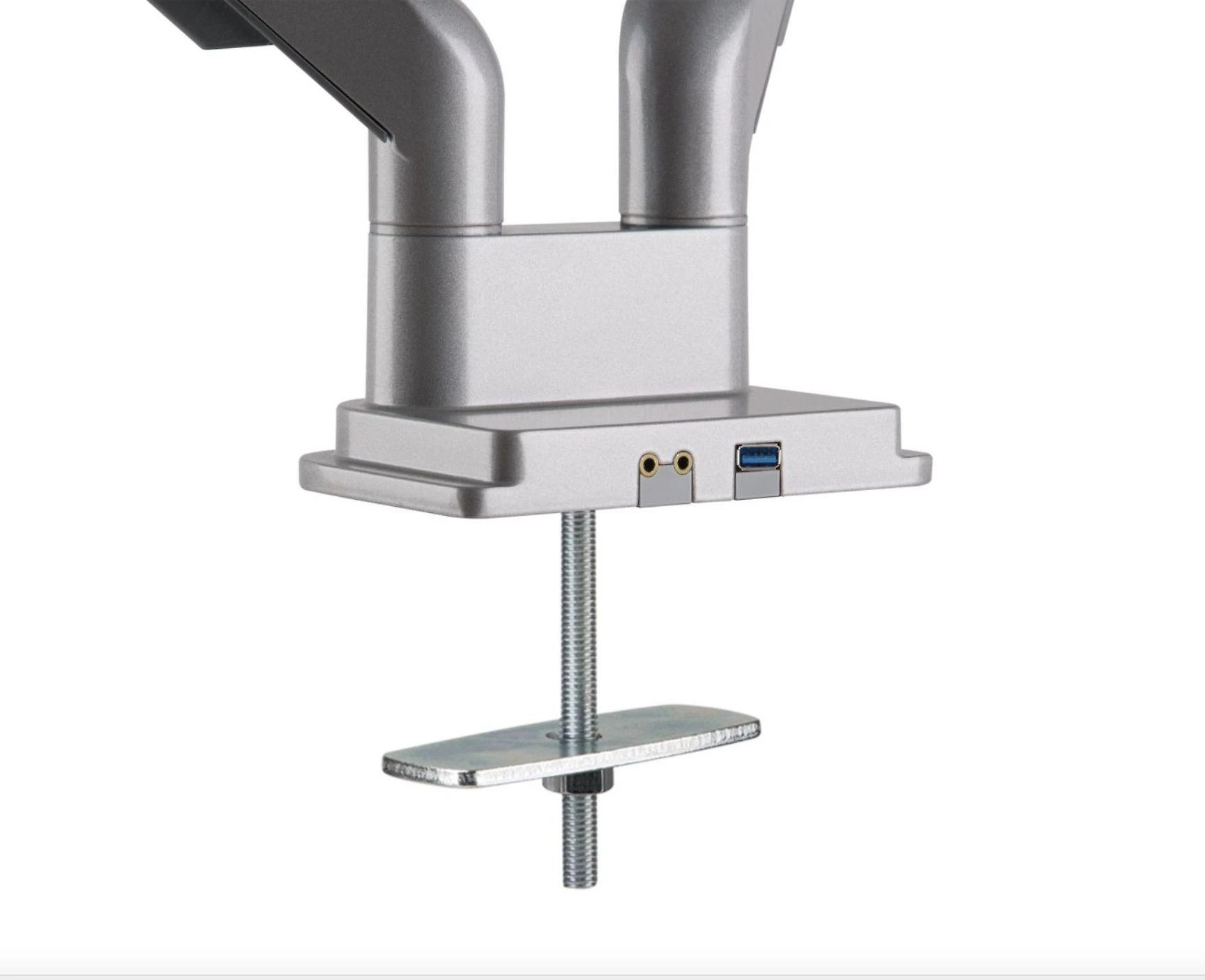 „InLine Laikiklis“ stalas su pakėlimo mechanizmu ir USB 3.0 jungtimi, skirtas 2 monitoriams - 32 colių (23171S)