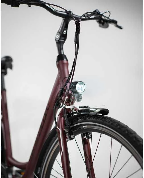 Insera e-Boulevard 28 3-vaihteinen sähköpyörä, 50 cm, punainen