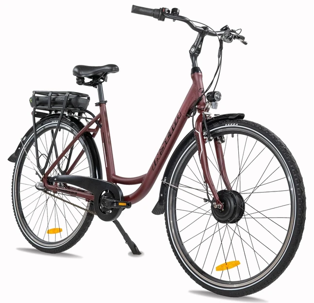 Insera e-Boulevard 28 3-vaihteinen sähköpyörä, 50 cm, punainen