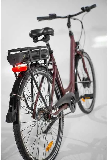 Insera e-Boulevard 28 3-vaihteinen sähköpyörä, 50 cm, punainen