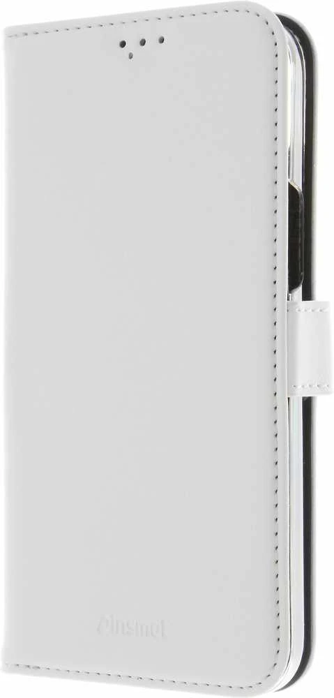 Dėklas Insmat Exclusive Flip Case -lompakkokotelo, iPhone 15, valkoinen