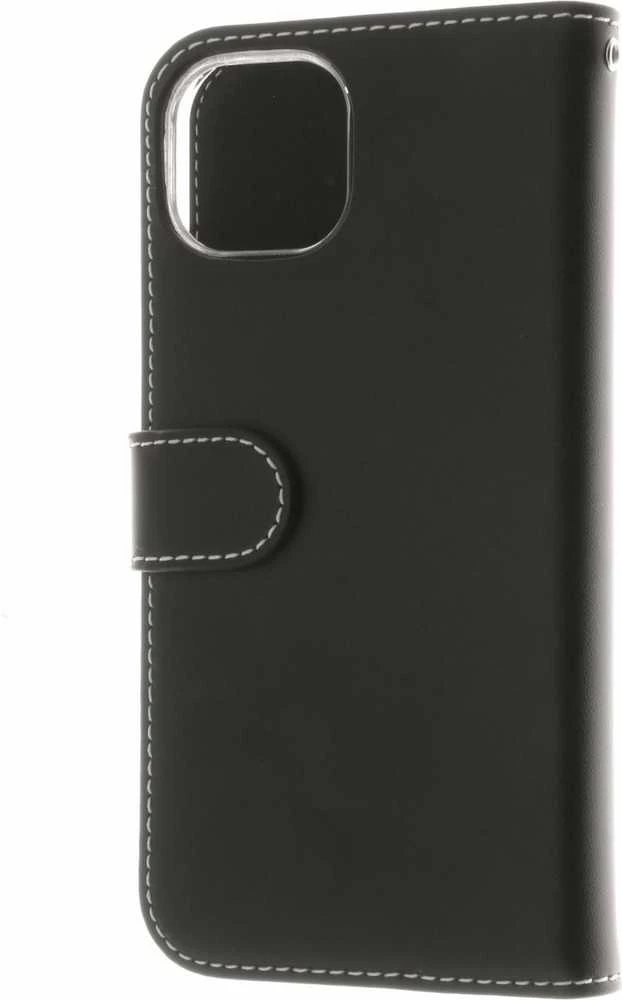 Insmat Exclusive Flip Case piniginės dėklas, iPhone 14, juodas