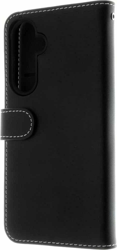 Insmat Exclusive Flip Case piniginės dėklas, Samsung Galaxy S23 FE, juodas