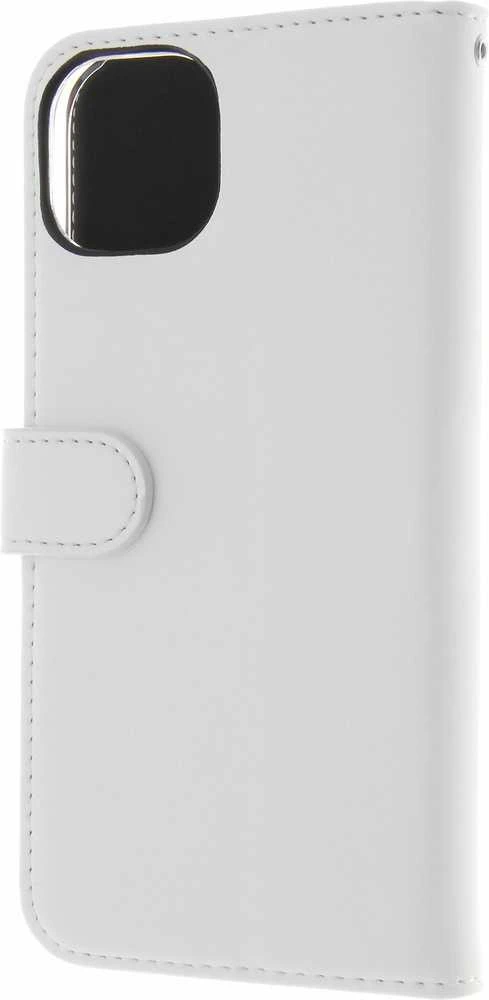 Dėklas Insmat Exclusive Flip Case -lompakkokotelo, iPhone 15, valkoinen