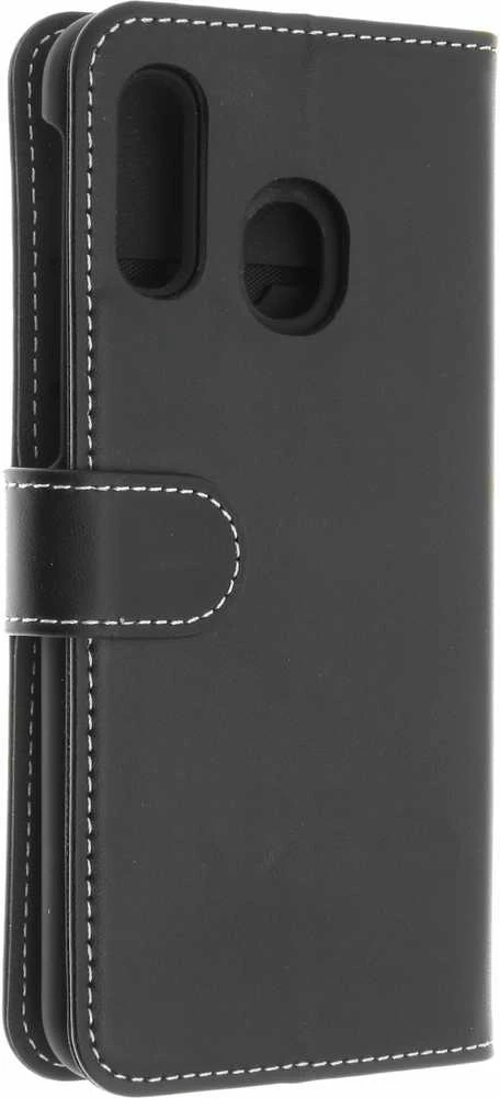 Insmat Exclusive Flip Case piniginės dėklas, Samsung Galaxy A40, juodas