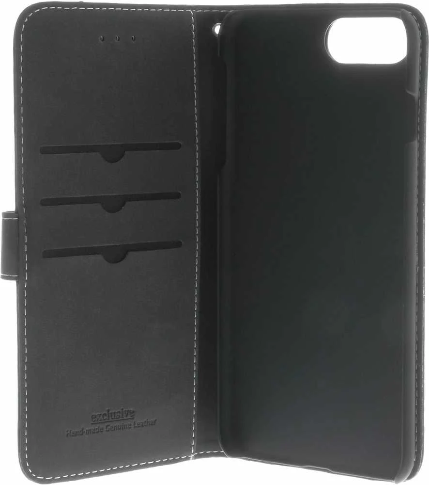 Insmat Exclusive Flip Case piniginės dėklas, skirtas iPhone 7 Plus, juodas