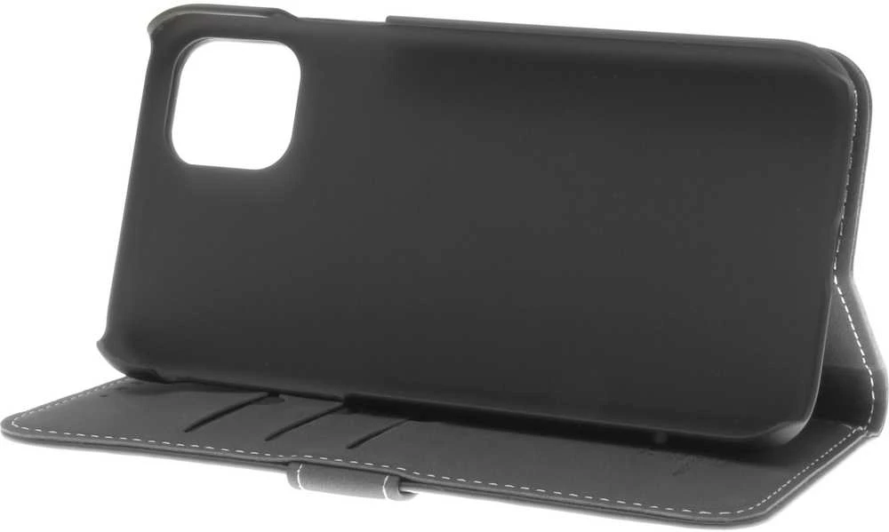 Insmat Exclusive Flip Case piniginės dėklas, iPhone 11, juodas