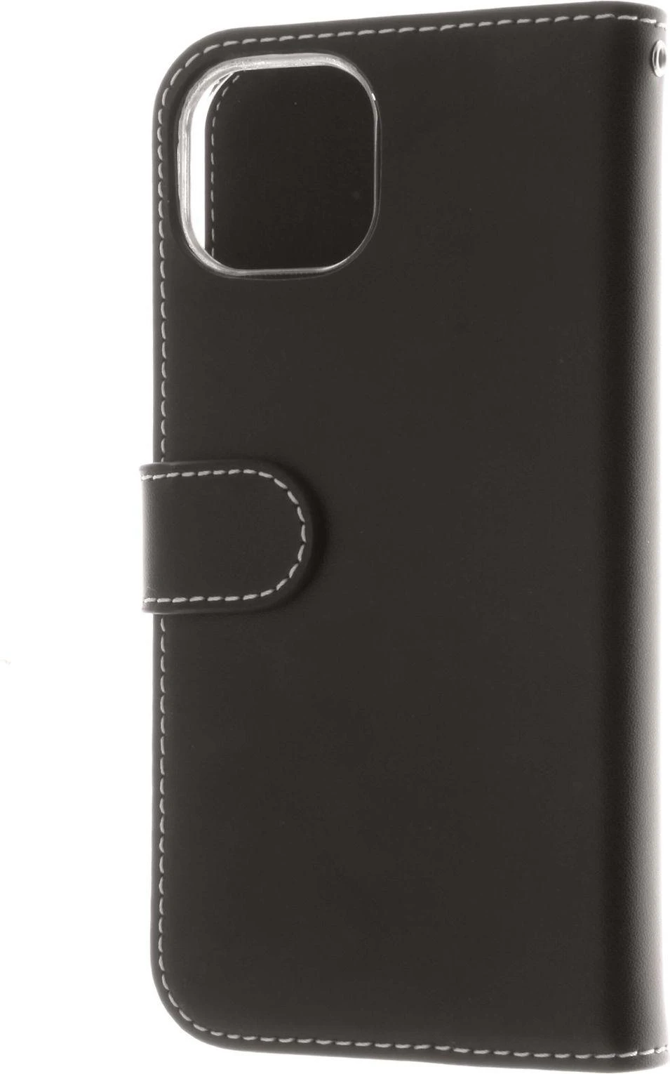 Insmat Exclusive Flip Case piniginės dėklas, iPhone 13, juodas