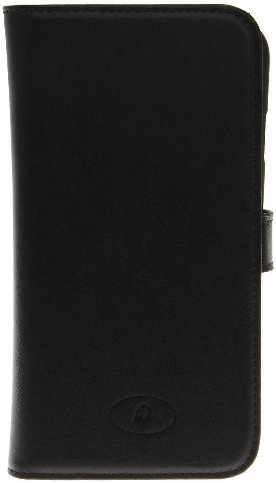 Insmat Flip Case piniginės dėklas, skirtas iPhone 6 / 6s / 7/8 / SE, juodas
