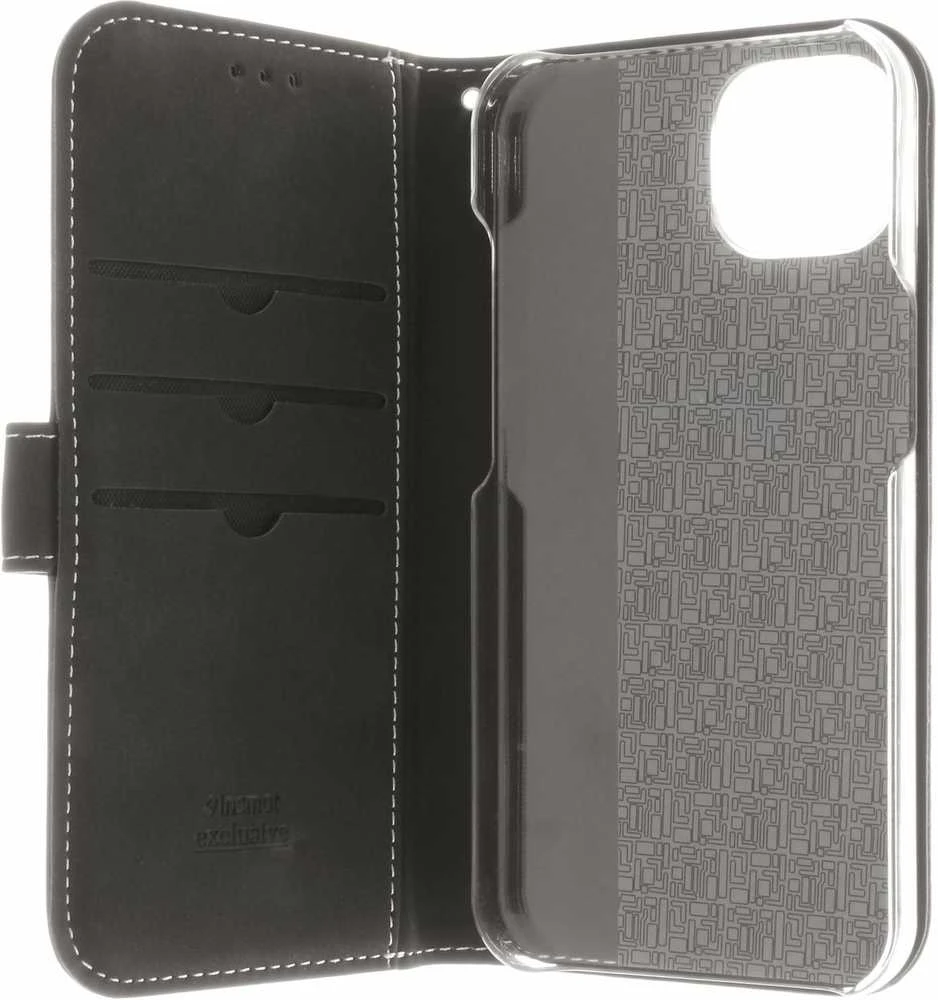 Insmat išskirtinis atverčiamas dėklas, iPhone 13 mini, juodas