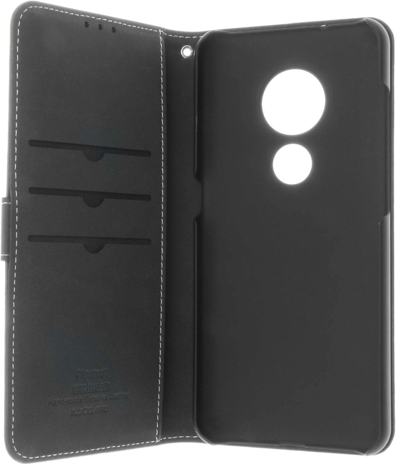 Insmat išskirtinis atverčiamas dėklas, Nokia 7.2, juodas