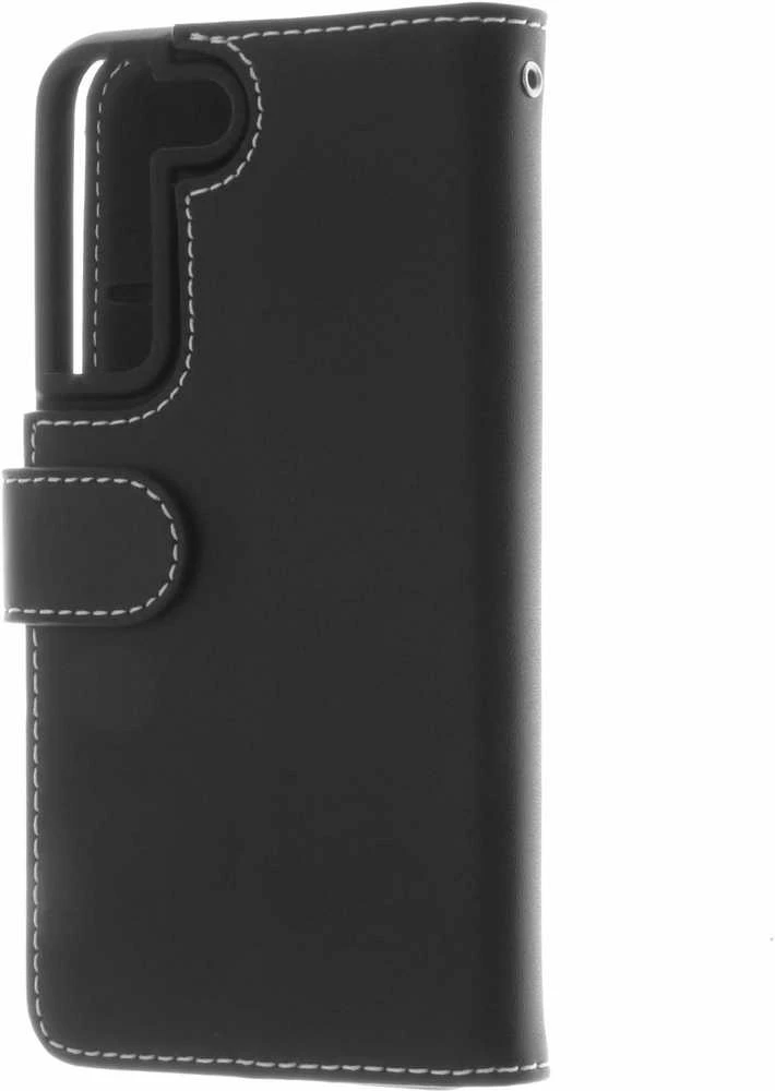 Insmat išskirtinis atverčiamas dėklas, Samsung Galaxy S22 + 5G, juodas
