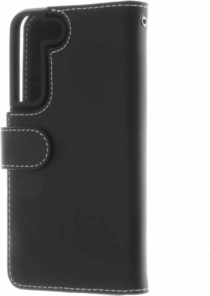 Insmat išskirtinis atverčiamas dėklas, Samsung Galaxy S22 5G, juodas