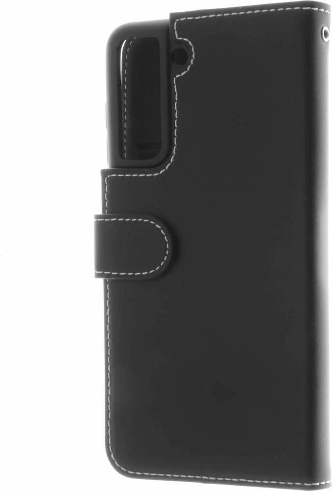 Insmat išskirtinis atverčiamas dėklas, Samsung Galaxy S21 FE 5G, juodas