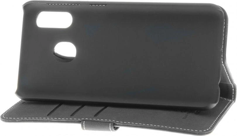 Insmat išskirtinis atverčiamas dėklas, Samsung Galaxy A20e, juodas