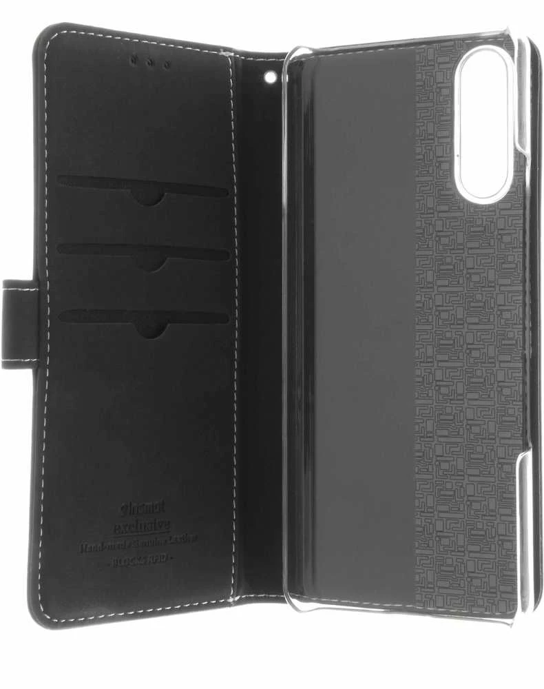 Insmat išskirtinis atverčiamas dėklas, Sony Xperia 10 III, juodas