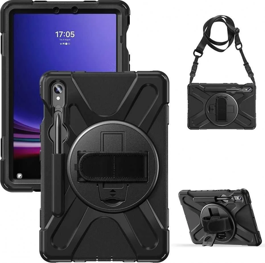 Insmat Ruggered Armor -kovatekoinen suojakotelo, Samsung Galaxy Tab S9 FE:lle