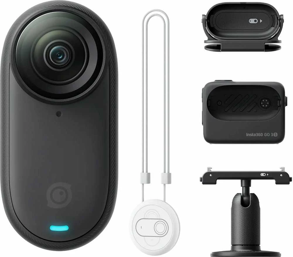 „Insta360 CINSAATA“ (GO3S14) veiksmo ir sporto kamera, 4K „Ultra HD“, „Wi-Fi“, 630 g