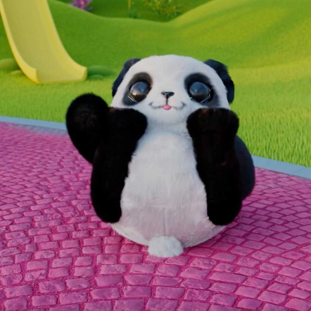 Interaktyvi pliušinė panda Hasbro FurReal Coco The Tumbling Panda