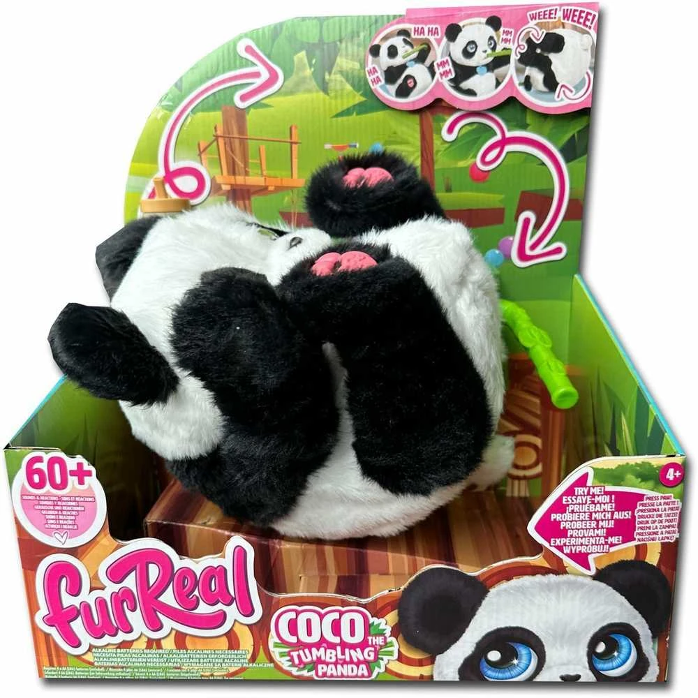 Interaktyvi pliušinė panda Hasbro FurReal Coco The Tumbling Panda