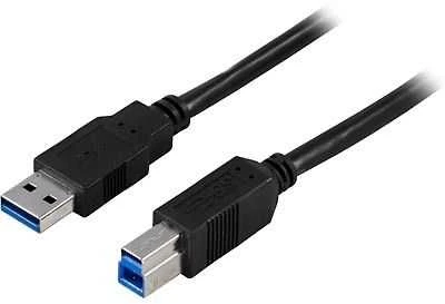 Inline 35350 USB kabelis USB 3.0 kištukas A / B kištukas 5m juodas