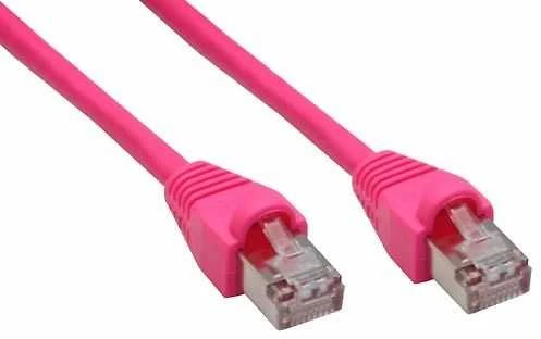 InLine Patchcord SF/UTP, Cat.5e, rožinė 15m (72515M)