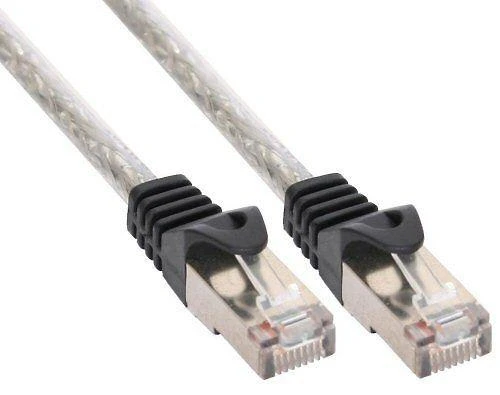 InLine Patchcord SF/UTP, Cat.5e, skaidrus 15m (72515T)