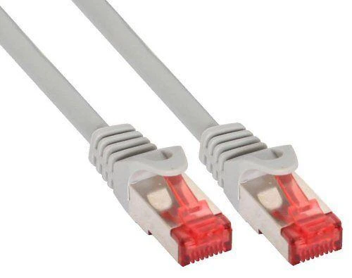 Intos InLine CAT6 S / FTP tinklo kabelis, 50 m, pilkas