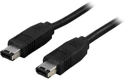 Intos InLine Firewire kabelis 6 kontaktų kištukas - 6 kontaktų kištukas, 4,5 m, juodas