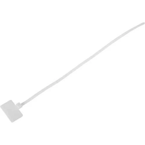 Intos InLine kabelių raištis su žymėjimo etikete 100 vnt, 3 x 200 mm