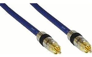 Intos InLine koaksialinis kabelis, kištukinis lizdas, apvalus RCA (S / PDIF), 5 m