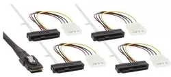 InLine SFF 8482 – SFF 8087, 0,75 m, daugiaspalvis (27621)