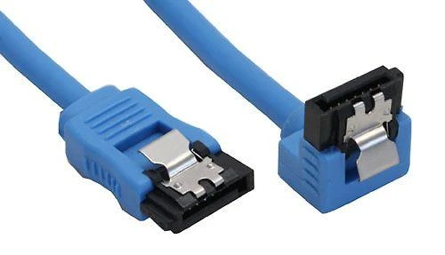Intos InLine suapvalintas SATA laidas su L jungtimi, 0,15 m
